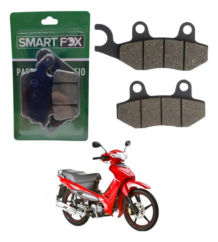 Pastilha de Freio Dianteira Smartfox Dafra Zig 100 Yamaha Neo 115