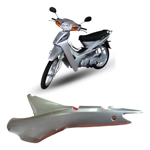 Rabeta Lateral Direita Iron Shineray Phoenix 50 Xy 50q 2011 a 2019 Prata