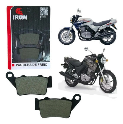 Pastilha de Freio Traseira Iron Honda Cb 500 1998 em diante Yamaha Xt 660r 2005 em diante