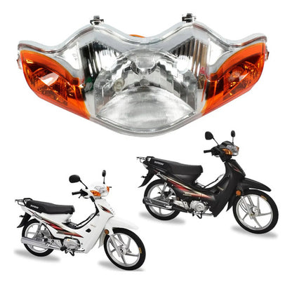 Farol Bloco Óptico com Lâmpada Smartfox Shineray Phoenix 50 Xy 50q