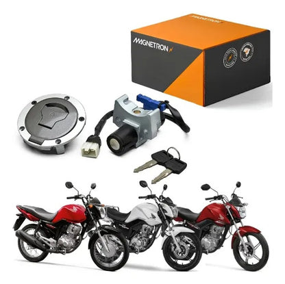 Conjunto de Travas Magnetron Honda Cg 160 Fan Start Cargo 2016 a 2017