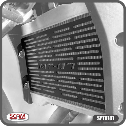 Protetor de Radiador Scam Yamaha Mt-07 2015 a 2024 Preto