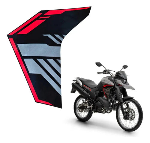 Adesivo da Aba do Tanque Direita Yamaha Lander 250 2025 Cinza
