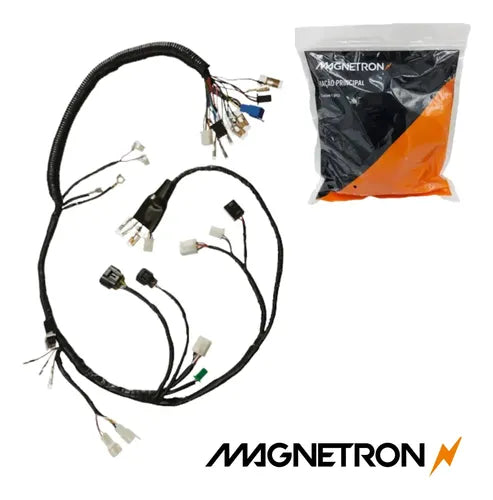 Fiação Chicote Elétrico Principal Magnetron Yamaha Factor 125 2002 a 2005 Partida Elétrica