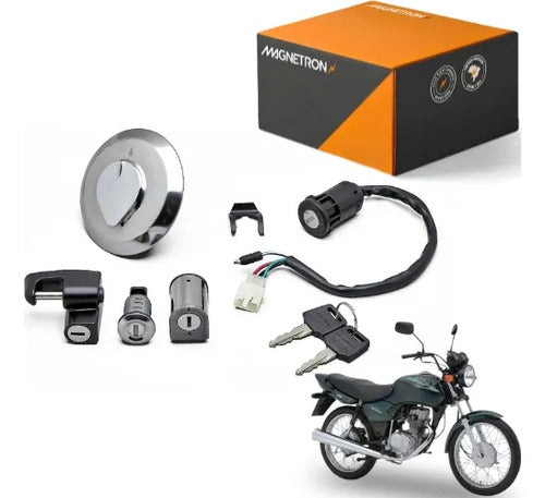 Conjunto de Travas Magnetron Honda Cg 125 Titan 1999 a 2004