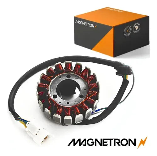Magneto Estator com Bobina de Pulso Magnetron Honda Cbx 250 Twister 2001 em diante