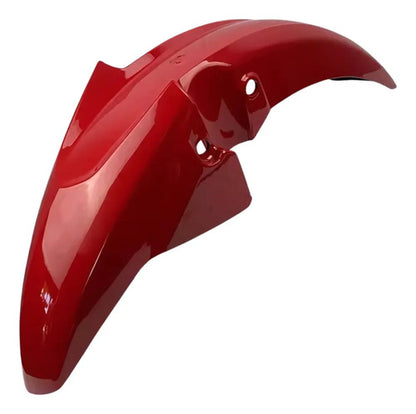Paralama Dianteiro sem Suporte Paramotos Honda Cg 160 Titan 2022 a 2024 Vermelho