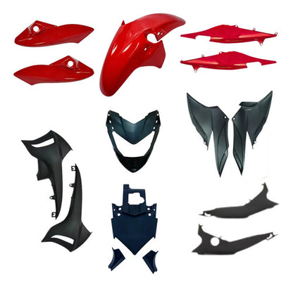 Kit Carenagem Completo Paramotos Honda Cb 300r 2009 em diante Vermelho