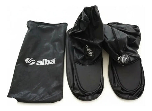 Polaina de Chuva Solada Alba Preto