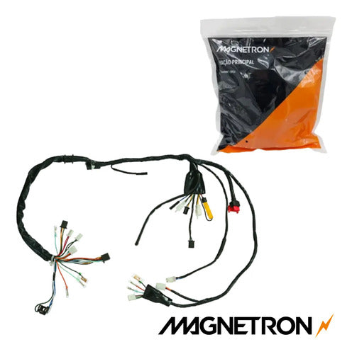 Fiação Chicote Elétrico Principal Magnetron Honda Cg 125 Titan 2002 a 2004 Partida Elétrica