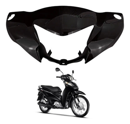 Capa do Farol Paramotos Honda Biz 125 2025 a 2026 Preto Brilhante