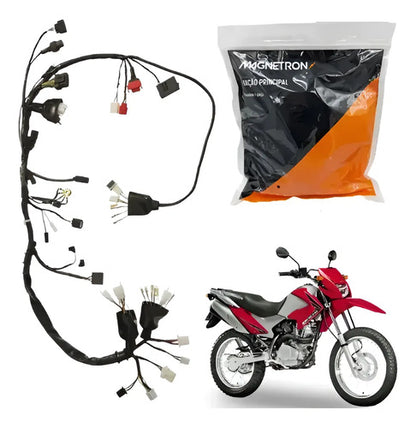 Fiação Chicote Elétrico Principal Magnetron Honda Bros 150 2009 a 2010 Partida Elétrica