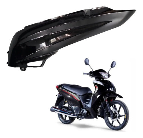 Rabeta Lateral Esquerda Iron Shineray Jet 50 2023 a 2025 Preto