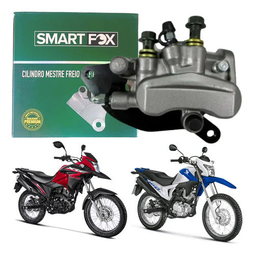 Pinça de Freio Traseira Smartfox Honda Bros 160 2015 a 2021 Xre 190 2016 a 2021