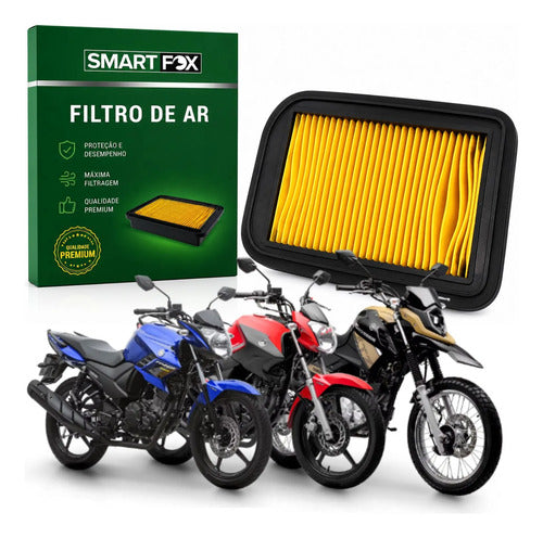 Filtro de Ar Smartfox Yamaha Factor 125 Factor Fazer Crosser 150