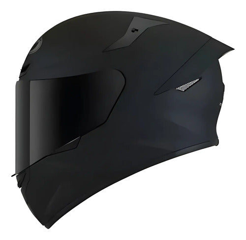 Capacete KYT TT-Course Solid Preto Fosco Tamanho 60/L