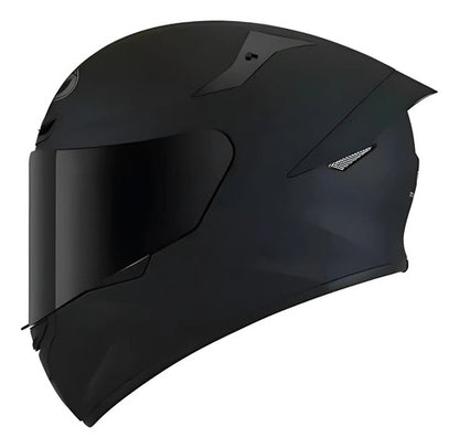 Capacete KYT TT-Course Solid Preto Fosco Tamanho 60/L