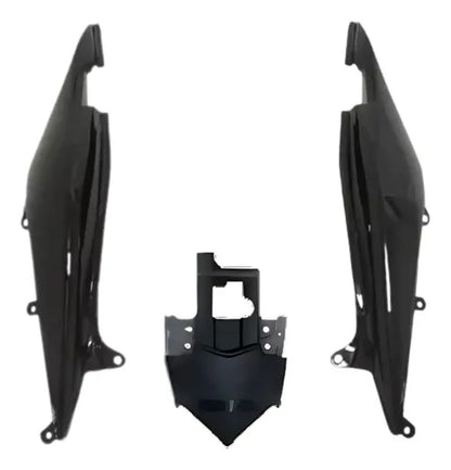 Kit Rabeta Lateral Completa Paramotos Honda Cb 300r 2013 em diante Preto Brilhante
