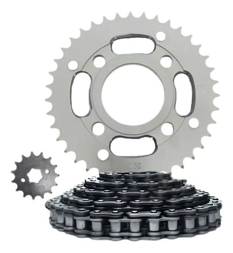 Kit Relação Iron sem Retentor Dafra Kansas 150 2008 em diante 428H 120L 39/15T