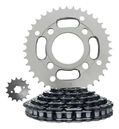 Kit Relação Iron sem Retentor Dafra Kansas 150 2008 em diante 428H 120L 39/15T