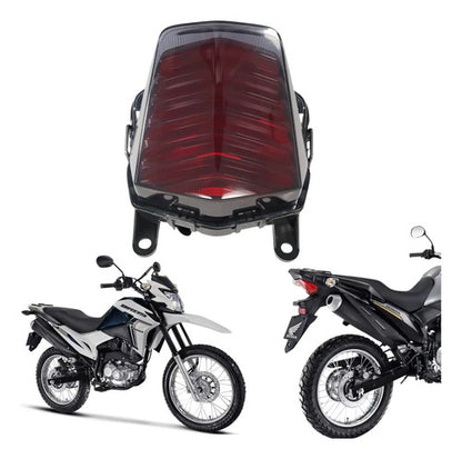 Lanterna Traseira Paramotos Honda Bros 160 2015 a 2024 Vermelho Fumê
