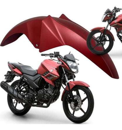 Paralama Dianteiro Yamaha Fazer 150 2014 a 2024 Vermelho Fosco