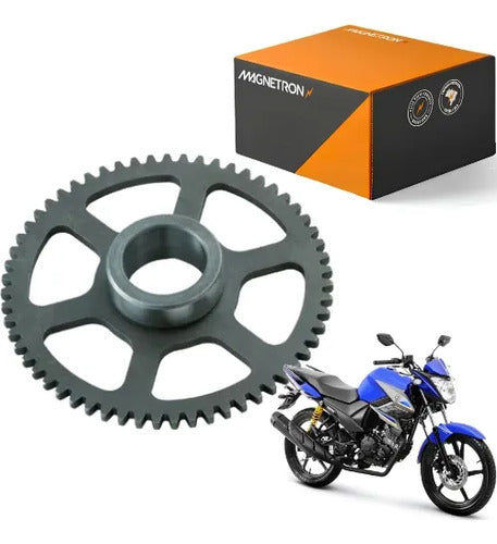 Engrenagem da Embreagem de Partida Magnetron Yamaha Factor 125 Fazer Crosser Factor 150