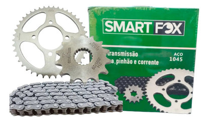 Kit Relação Smartfox sem Retentor Yamaha Crosser 150 2014 a 2025 428H 122L 41/14T