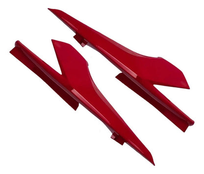 Kit Rabeta Lateral Completa Paramotos Honda Cg 160 Titan 2016 a 2024 Vermelho Perolizado