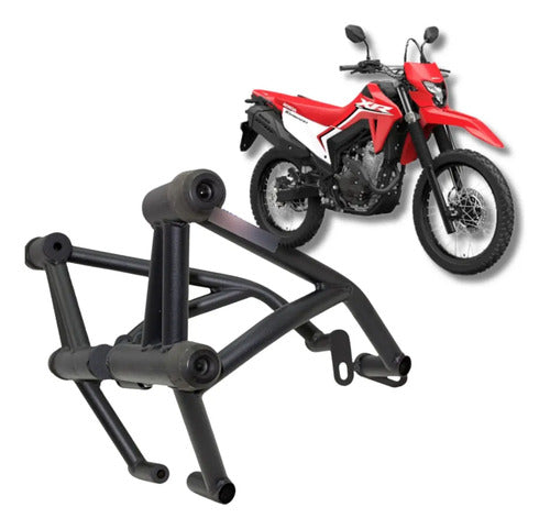 Protetor de Motor Stunt Race Street Cage Honda Sahara Tornado 300 2024 em diante Preto Fosco