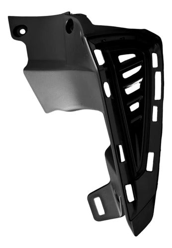 Acabamento Interno da Aba do Tanque Esquerdo Yamaha Fazer Fz25 250 2025 em diante Preto