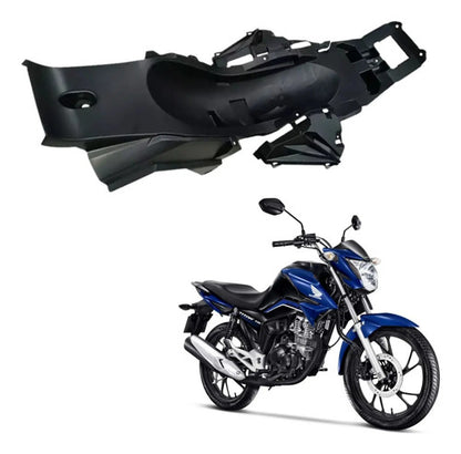 Paralama Traseiro Interno B Paramotos Honda Cg 160 Titan Fan Preto