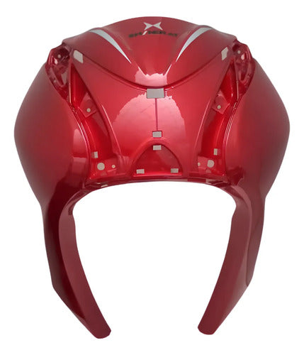 Carenagem Frontal Iron Shineray Jet 50 2020 a 2025 Jet 125 2023 a 2025 Vermelho