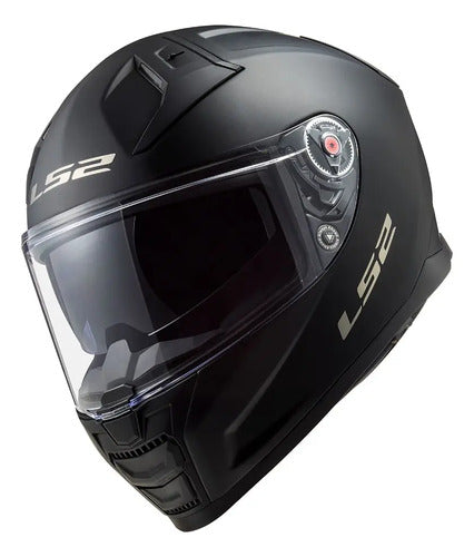 Capacete LS2 FF811 Vector II Solid Preto Fosco