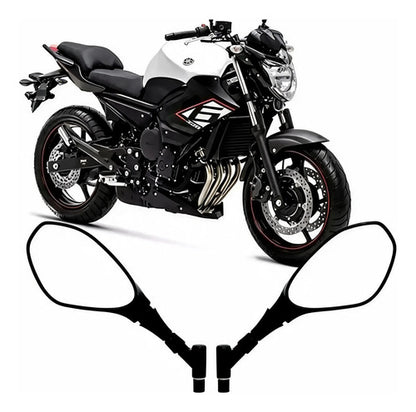 Par de Retrovisores GVS RVG Giro 360 Yamaha Neo 125 Crosser 150 Nmax 160 Lander 250 Xj6 Lente Plana