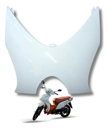 Bolha da Carenagem Frontal Smartfox Shineray Jet 50 125 2023 a 2025 Branco