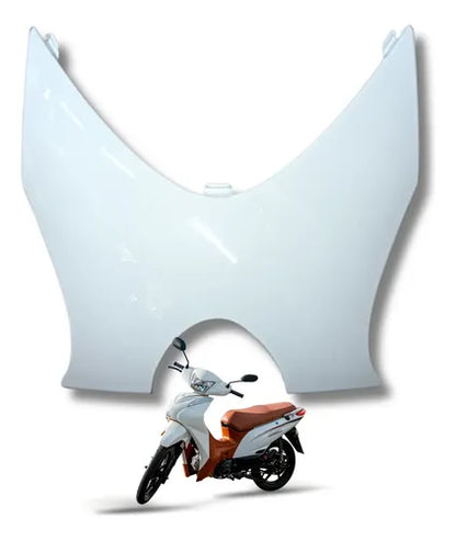 Bolha da Carenagem Frontal Smartfox Shineray Jet 50 125 2023 a 2025 Branco