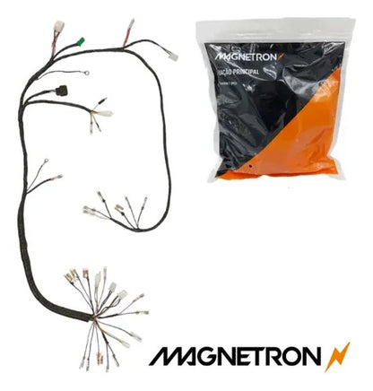 Fiação Chicote Elétrico Principal Magnetron Yamaha Factor 125 2006 a 2008 Partida a Pedal