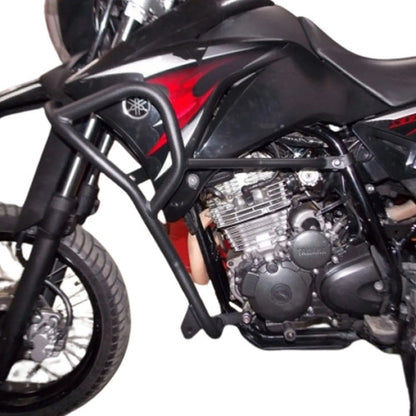 Protetor de Motor com Pedaleira Chapam Yamaha Lander 250 2007 a 2018 Preto Fosco