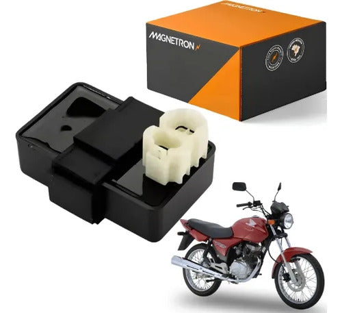 Módulo CDI sem Limitador Magnetron Honda Cg 125 Fan 2009 a 2015 Cg Bros 150 Titan 2004 a 2008