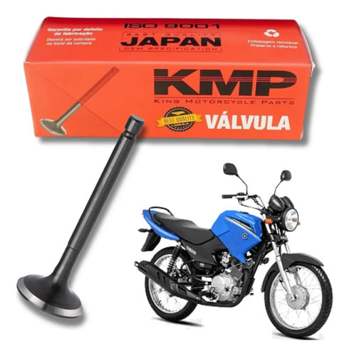 Válvula de Admissão KMP Yamaha Factor 125 2000 a 2016 Xtz 125 2003 a 2016