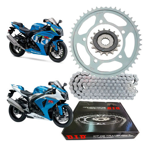 Kit Relação DID Premium com Retentor Suzuki Gsx-R1000 2009 a 2016 530VX3 114L 42/17T