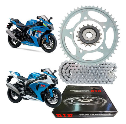 Kit Relação DID Premium com Retentor Suzuki Gsx-R1000 2009 a 2016 530VX3 114L 42/17T