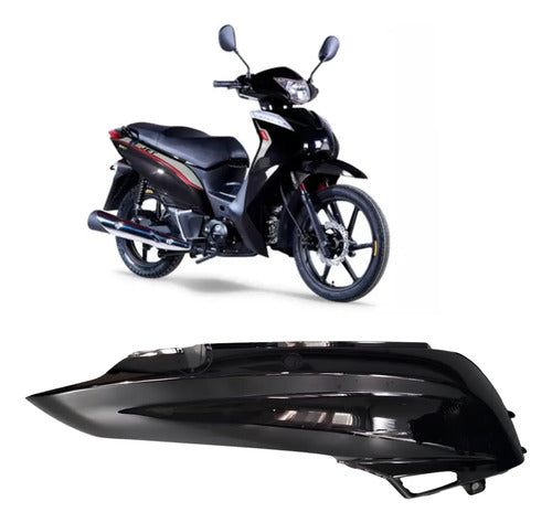 Rabeta Lateral Direita Iron Shineray Jet 50 2023 a 2025 Preto