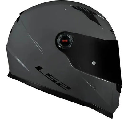 Capacete LS2 FF358 Solid Cinza Brilhante Tamanho 56/S