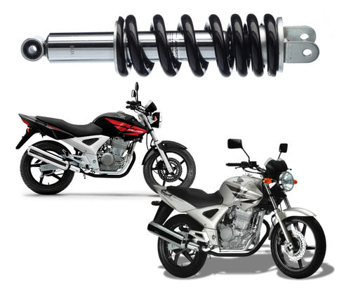 Amortecedor Traseiro Pro-Link GP7 Honda Cbx 250 Twister 2001 a 2008 Preto