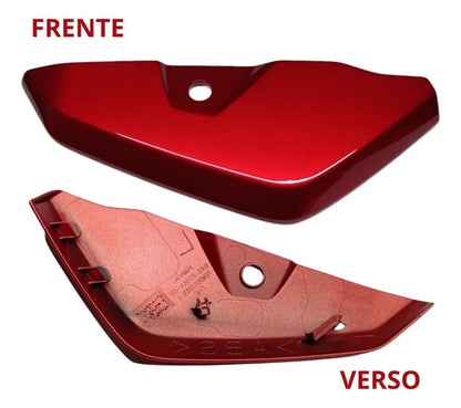 Protetor do Paralama Direito Yamaha Fazer Fz15 150 2023 a 2025 Vermelho