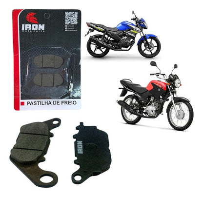 Pastilha de Freio Dianteira Iron Yamaha Factor 125 2009 a 2015 Fazer 150 2014 a 2015 Factor 150