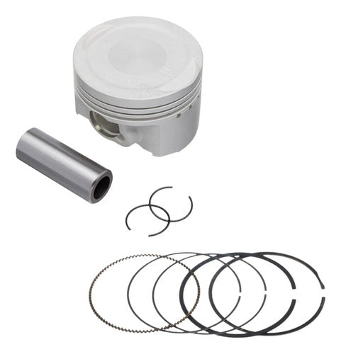 Kit Pistão com Anéis KMP Premium Yamaha Factor 125 2017 a 2025 1,00 mm