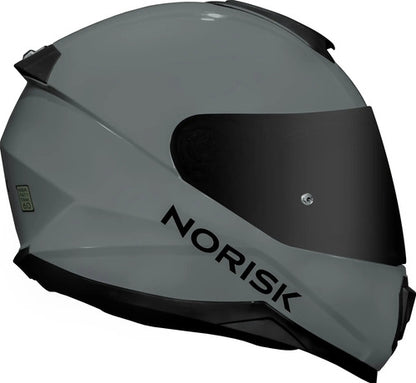 Capacete Norisk Razor Solid Cinza Brilhante